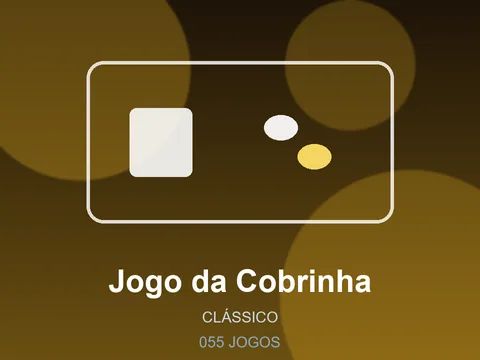 Jogo da Cobrinha — jogo online grátis